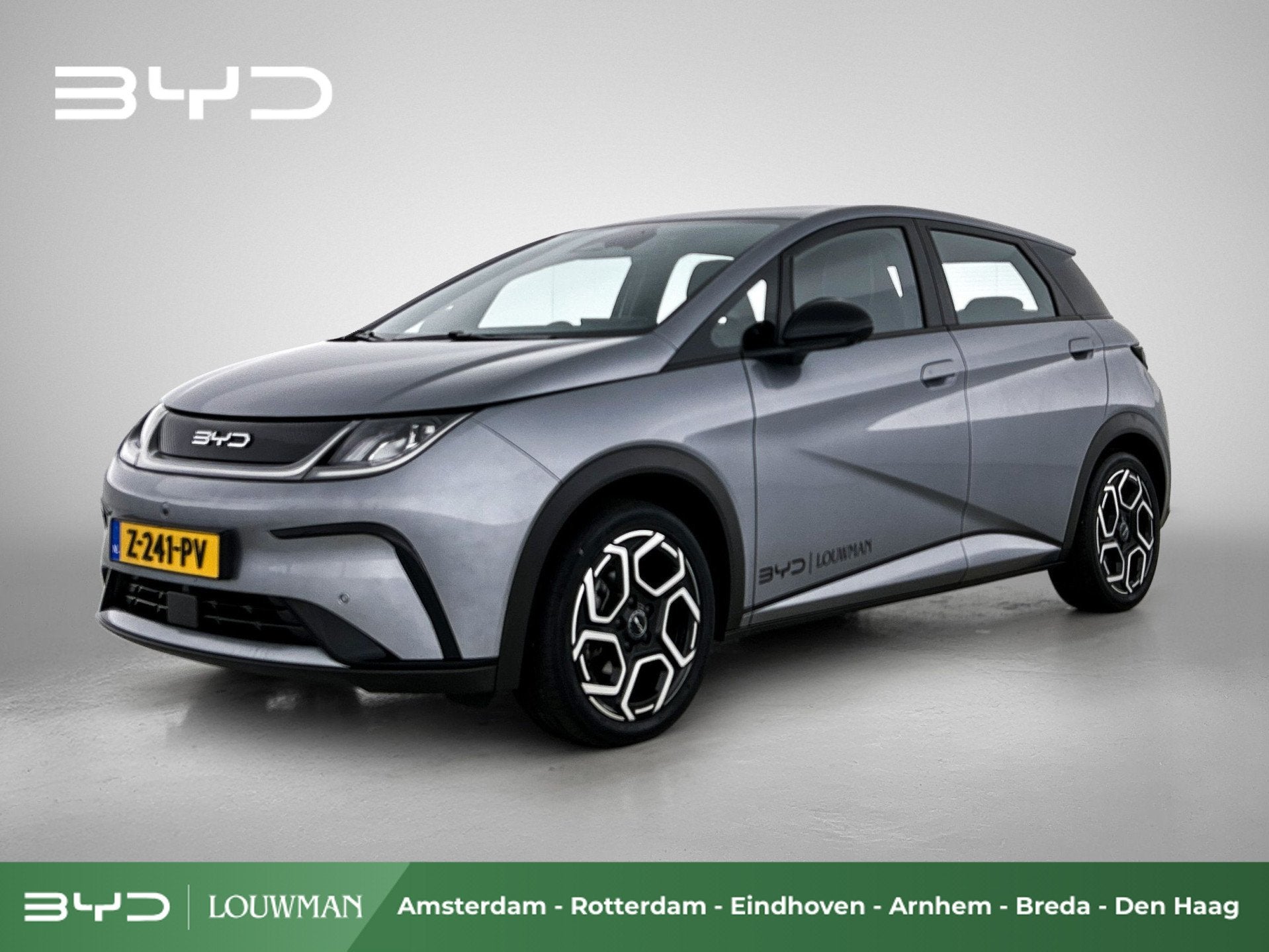 BYD Dolphin Comfort 60.4 kWh | BTW-auto | 427km WLTP |, Auto's, BYD, Dolphin, Gebruikt, Zwart, Automatische klimaatregeling
