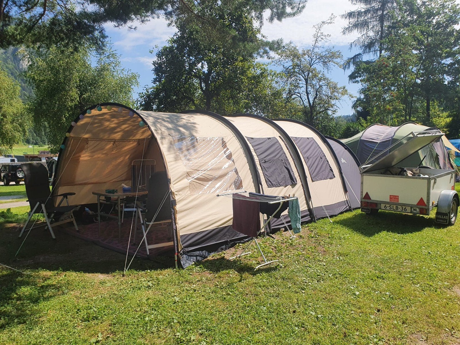 Obelink familia 5 persoons tunneltent, Ophalen