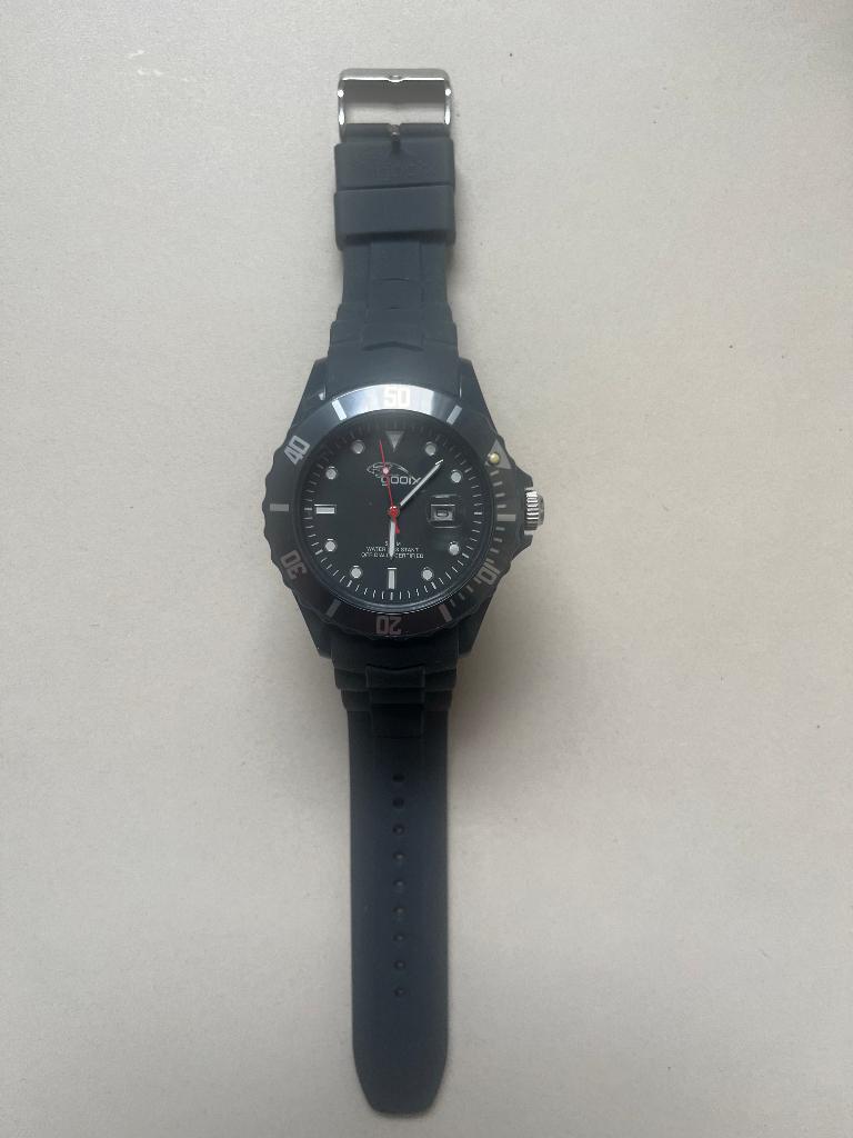 Horloge Gooix (Sport), Overige merken, Staal, Polshorloge, Kunststof