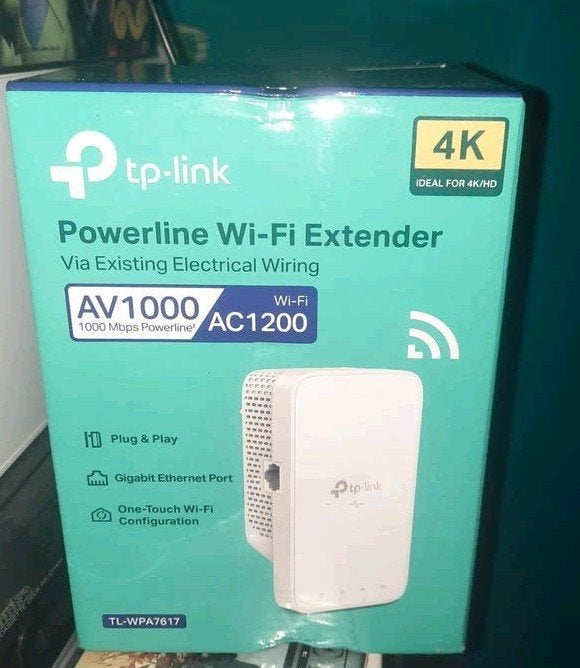TP-Link Powerline Wi-Fi Extender AV1000 AC1200 Nieuw in doos, Computers en Software, Powerlines, Ophalen, Nieuw, TP-Link