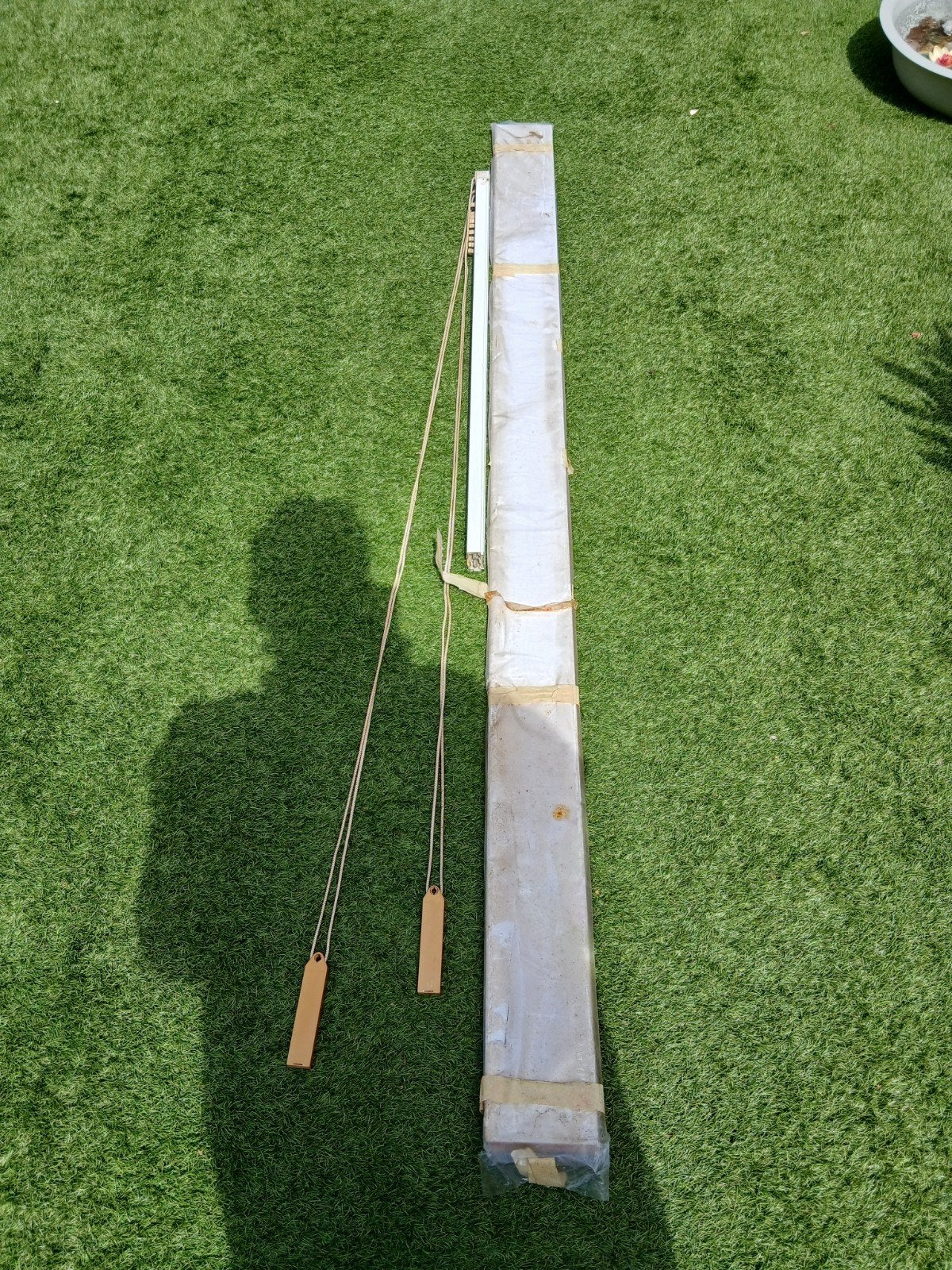 Witte PVC lamellen ( bv voor deur)89 cm breed. Gratis!, Ophalen, Lamellen