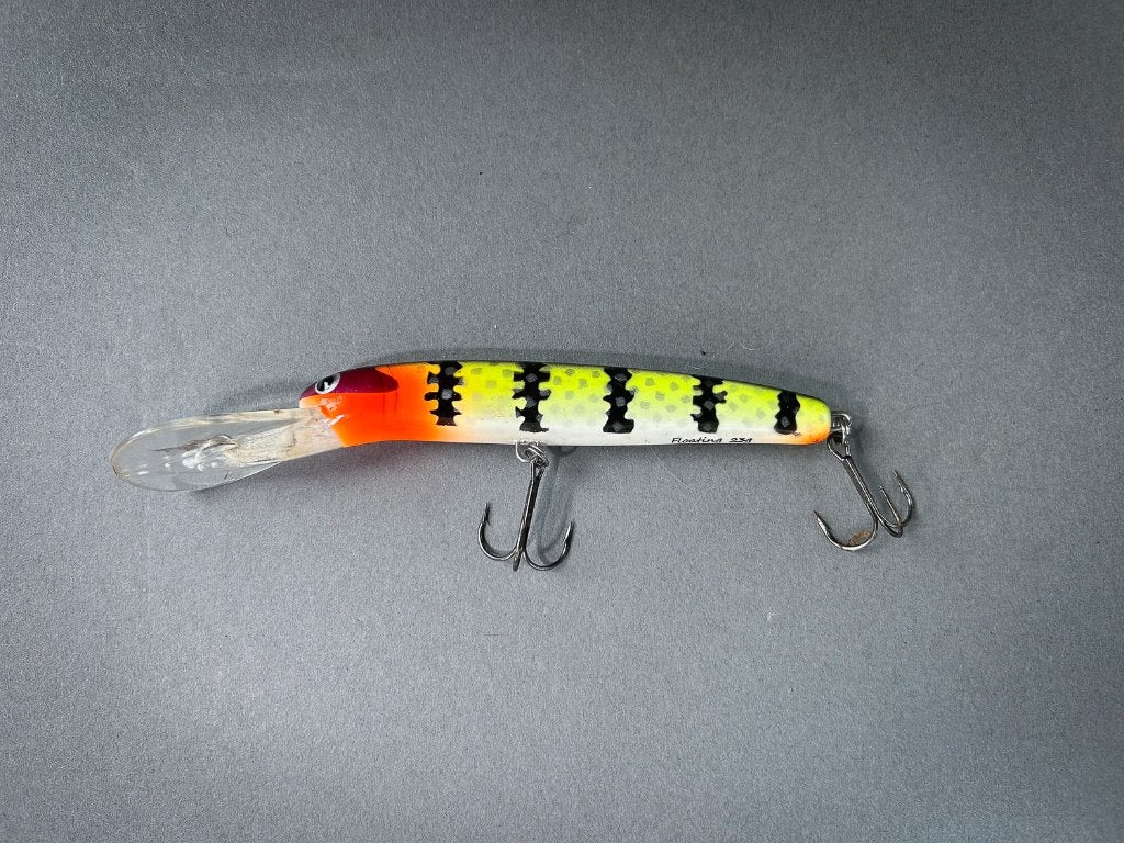 Westin Jätte 12cm DR (2-4m) Floating 23 gram Neon / Clown, Watersport en Boten, Hengelsport | Roofvissen, Ophalen of Verzenden