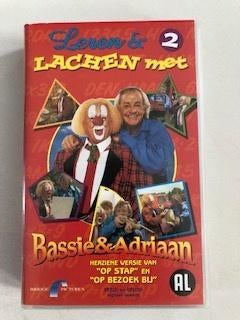 Leren en lachen met Bassie & Adriaan, Cd's en Dvd's, VHS | Kinderen en Jeugd, Gebruikt, Alle leeftijden, Kinderprogramma's en -films