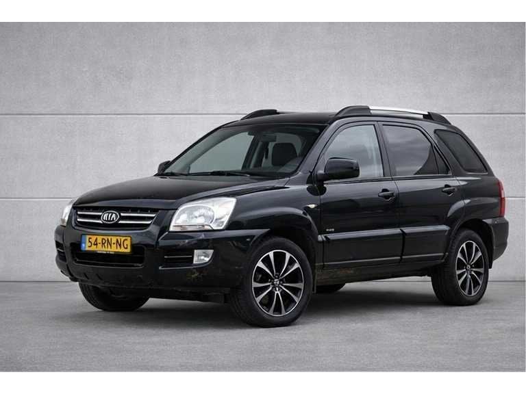 Kia Sportage 2.7 V6 Adventure 4WD Automaat, 54-RN-NG, Auto's, Kia, Automaat, Gebruikt, 2656 cc, Zwart