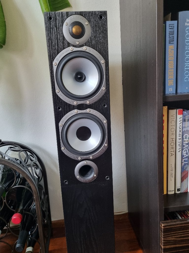 Monitor Audio BR5 staande luidsprekers, Ophalen, Vloerstaande luidspreker, Gebruikt, 60 tot 120 watt