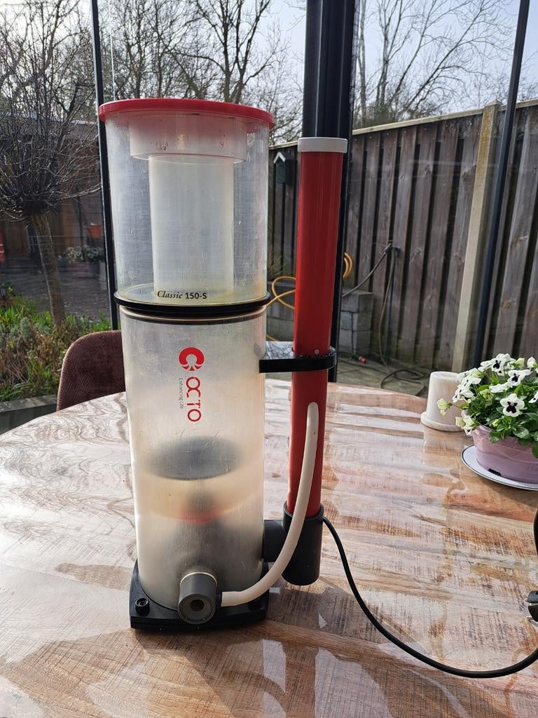 Afschuimer zeeaquarium Octo classic 150-s, Dieren en Toebehoren, Ophalen, Gebruikt
