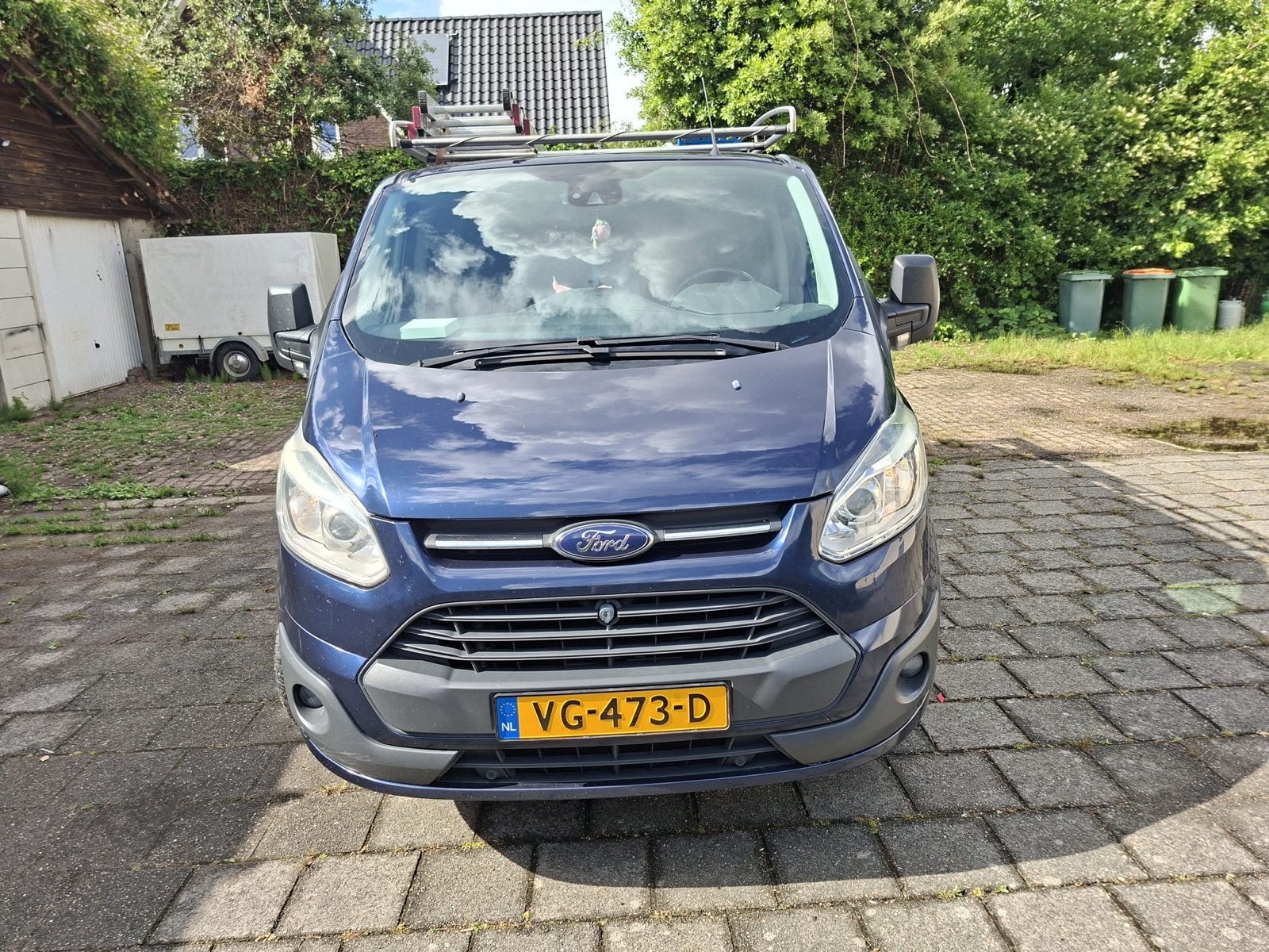 Ford Transit Custom 2.2 Tdci 74KW 2013, Auto's, Bestelauto's, 15 km/l, 4 cilinders, 100 pk, Origineel Nederlands