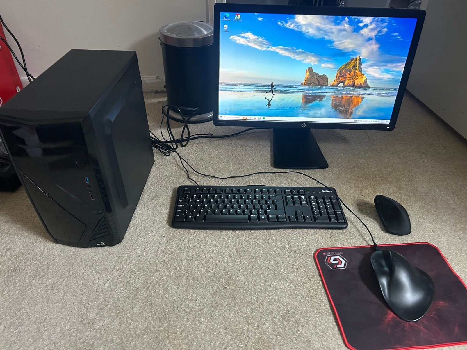 Complete pc aerocool, Computers en Software, Ophalen of Verzenden, Zo goed als nieuw, Onbekend