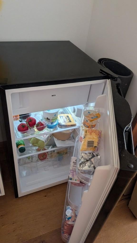 Fridge with freezer compartment, Ophalen, Gebruikt, 45 tot 60 cm, Met vriesvak