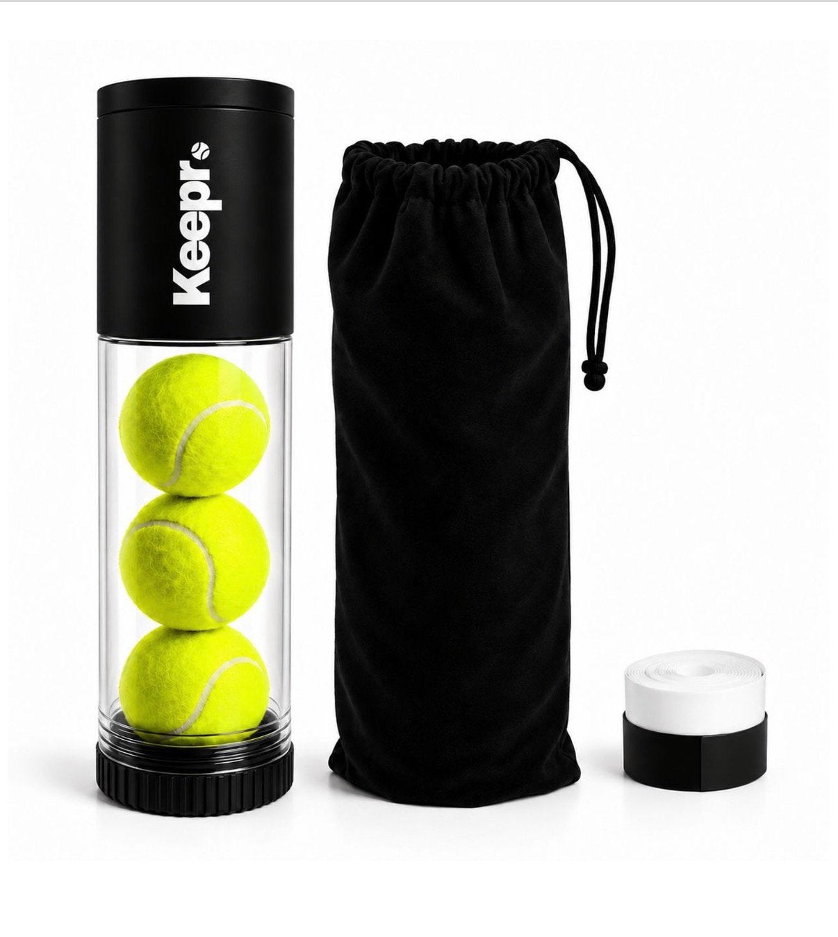 Keepr automatische drukregelaar voor padel & tennis - 20 PSI, Overige merken, Ballen, L00, Nieuw