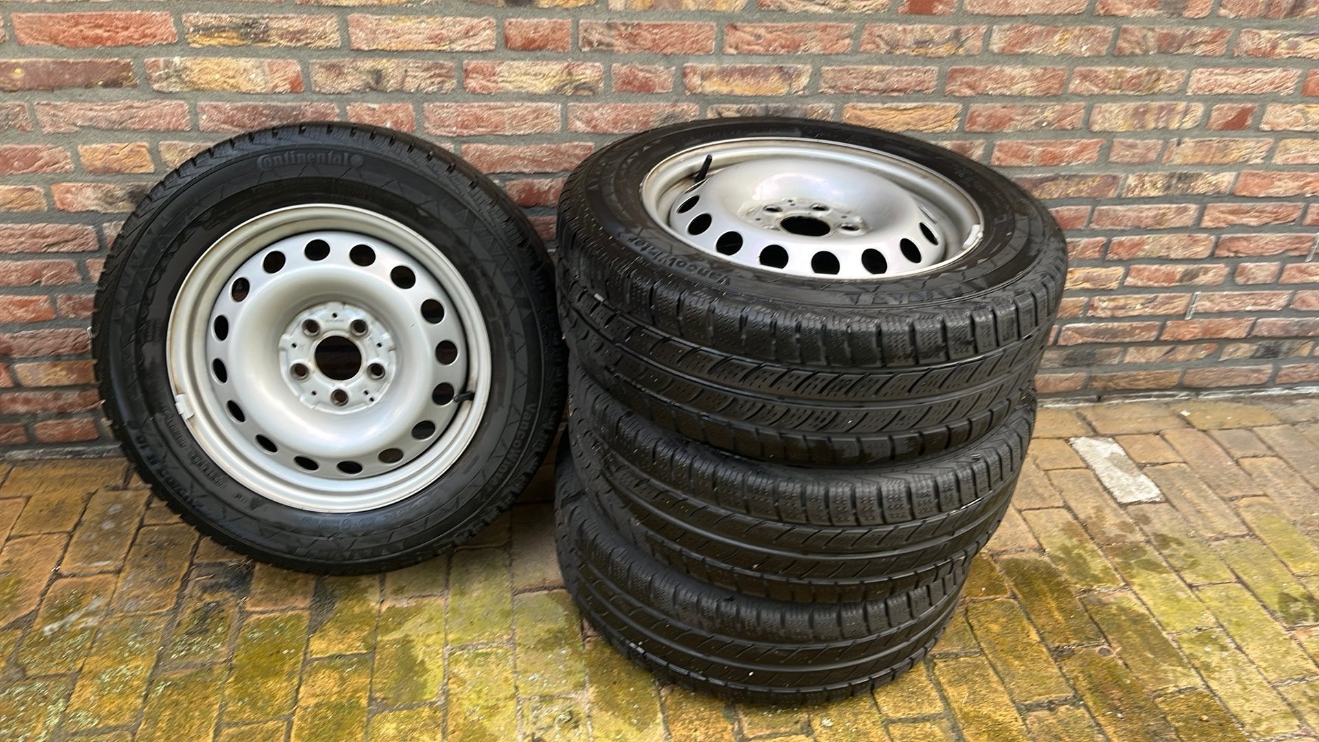 Set winterbanden met velg, Ophalen, Bestelwagen, 16 inch, Banden en Velgen