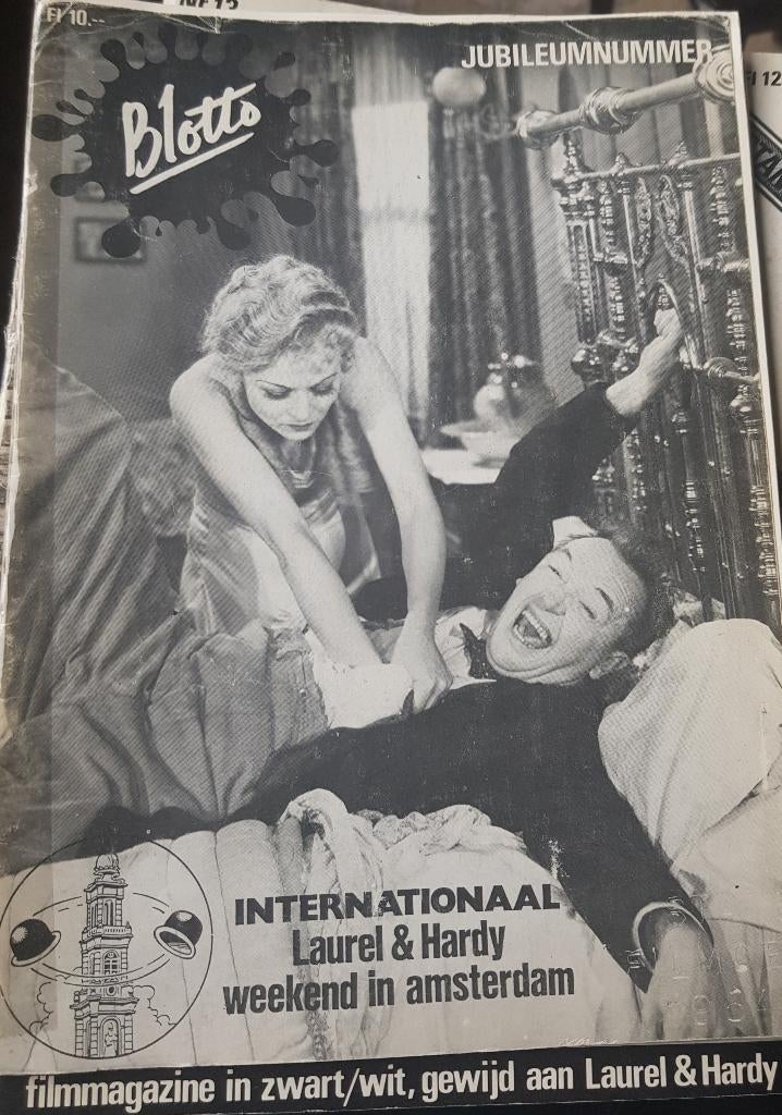 Laurel en Hardy- Blotto magazine nr 10, Ophalen of Verzenden, Gebruikt, Overige typen