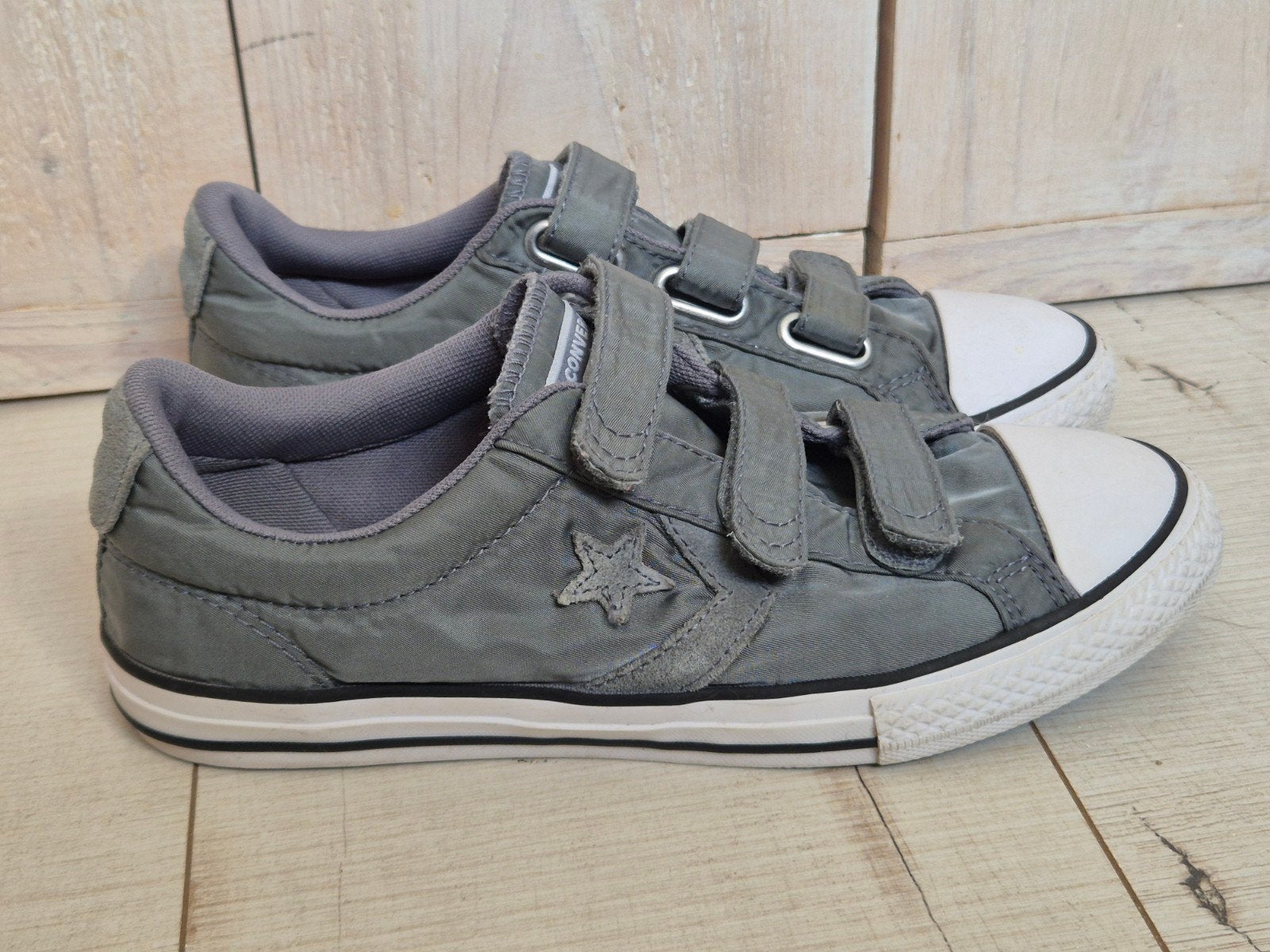 Grijze lage sneakers mt 38 (Converse ALL STAR/ als NIEUW), Ophalen, Converse All Star, Jongen of Meisje