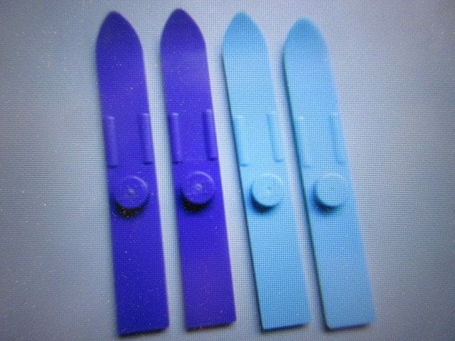 nr. 5591, 2 paar skies, 18744 Minifigure, Utensil Ski 6L, Kinderen en Baby's, Ophalen of Verzenden, Zo goed als nieuw, Complete set