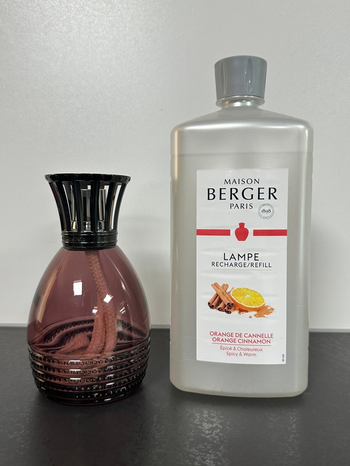 Maison Berger Lamp en de  Navulling - Orange de Cannelle, Ophalen, Gebruikt, Meerkleurig, Overige materialen