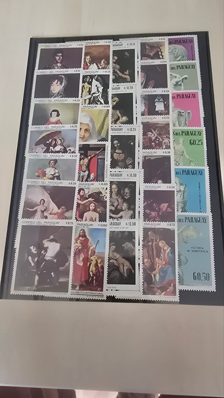 Paraguay Postzegels - Kunst en Cultuur Collectie, Postzegels en Munten, Postzegels | Thematische zegels, Ophalen of Verzenden