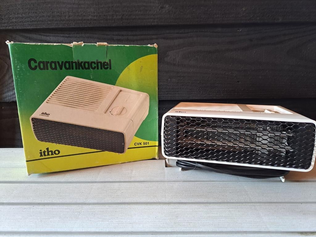 Mooie elektrische Itho campingkachel - caravankachel - 500W, Caravans en Kamperen, Ophalen of Verzenden, Gebruikt