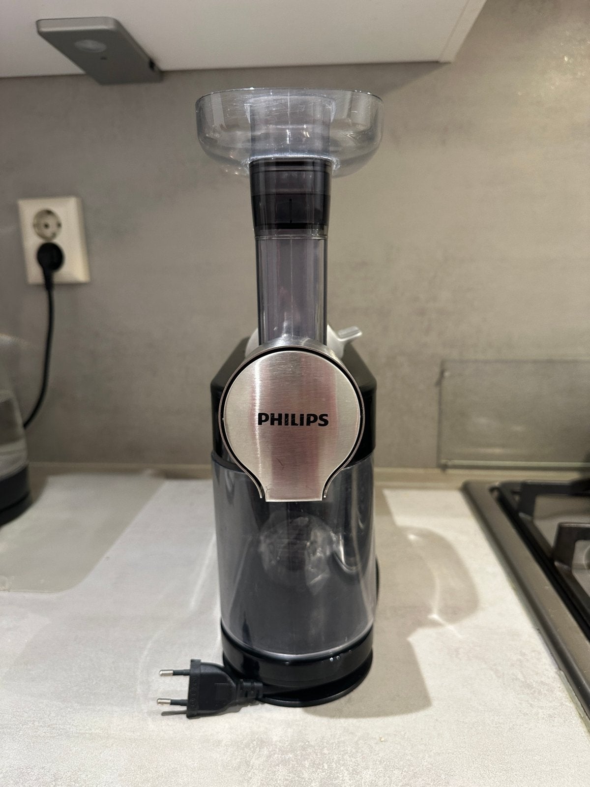 Philips Avance Masticating Juicer HR1946/70 Weinig gebruikt, Witgoed en Apparatuur, Juicers, Ophalen, Zo goed als nieuw, Slowjuicer