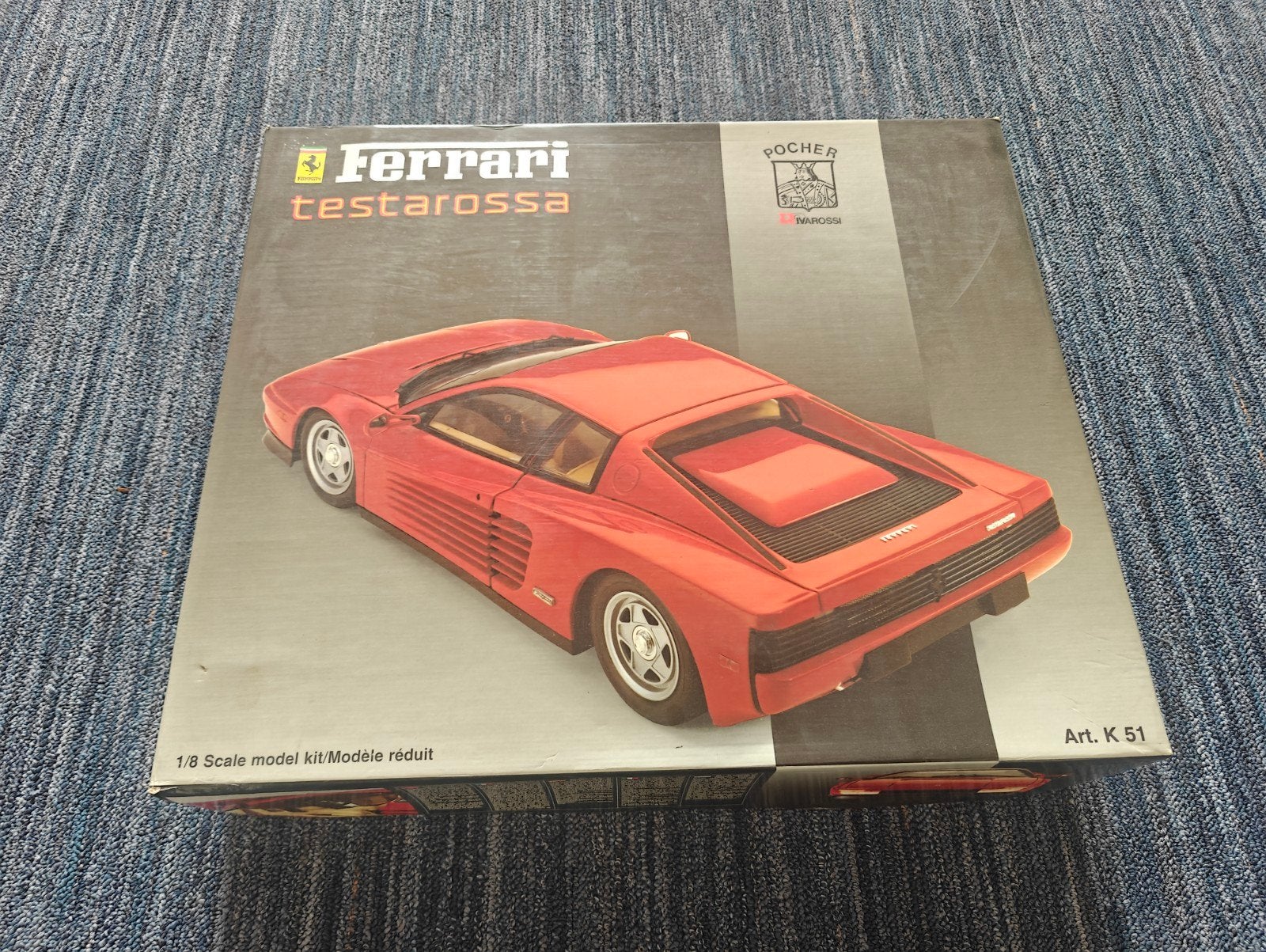 Ongebouwde Ferrari Testarossa Pocher 1:8 schaalmodel kit K51, Ophalen, Nieuw, 1:5 t/m 1:8, Auto