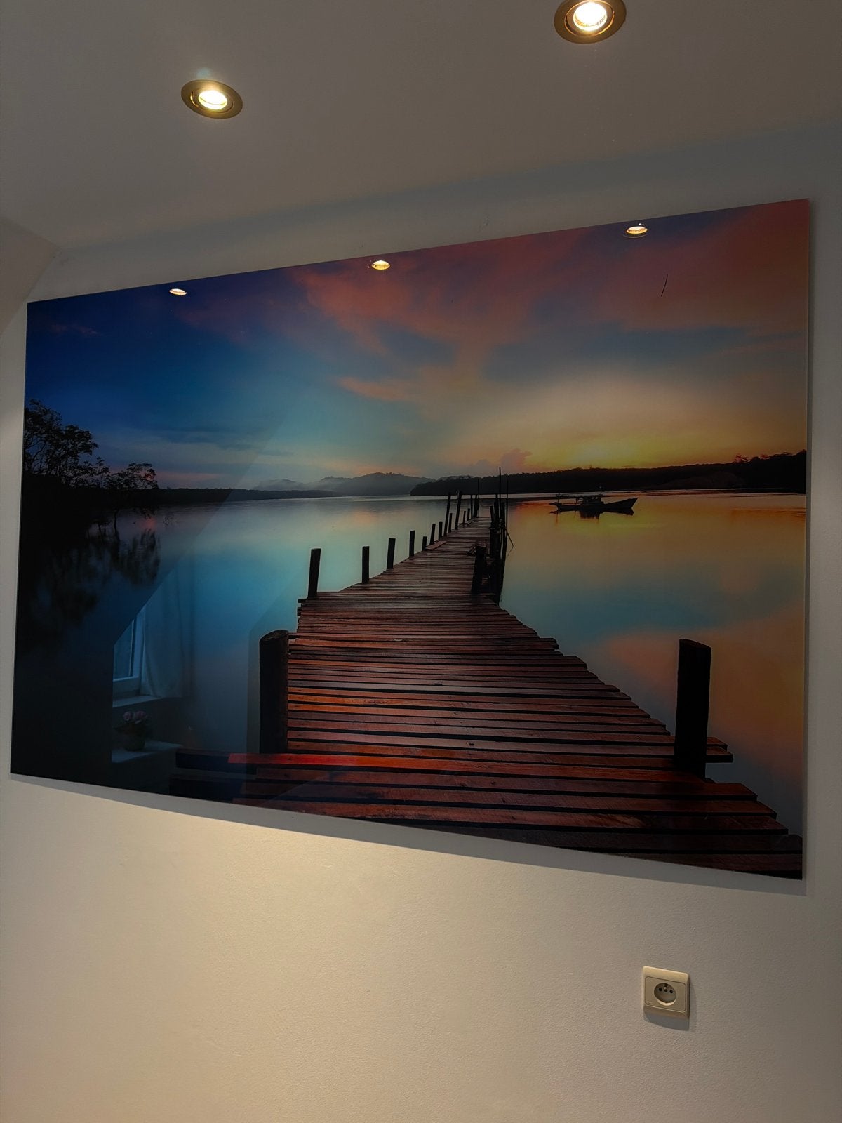 Wanddecoratie plexiglas, Ophalen, Gebruikt, 125 cm of meer, Print