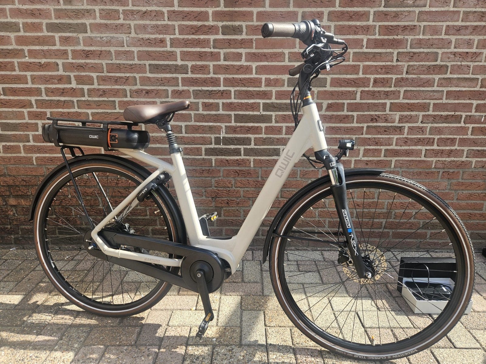Mooie qwic MN7D+ weinig km 756 whatt accu, Fietsen en Brommers, Ophalen of Verzenden, Zo goed als nieuw, Overige merken