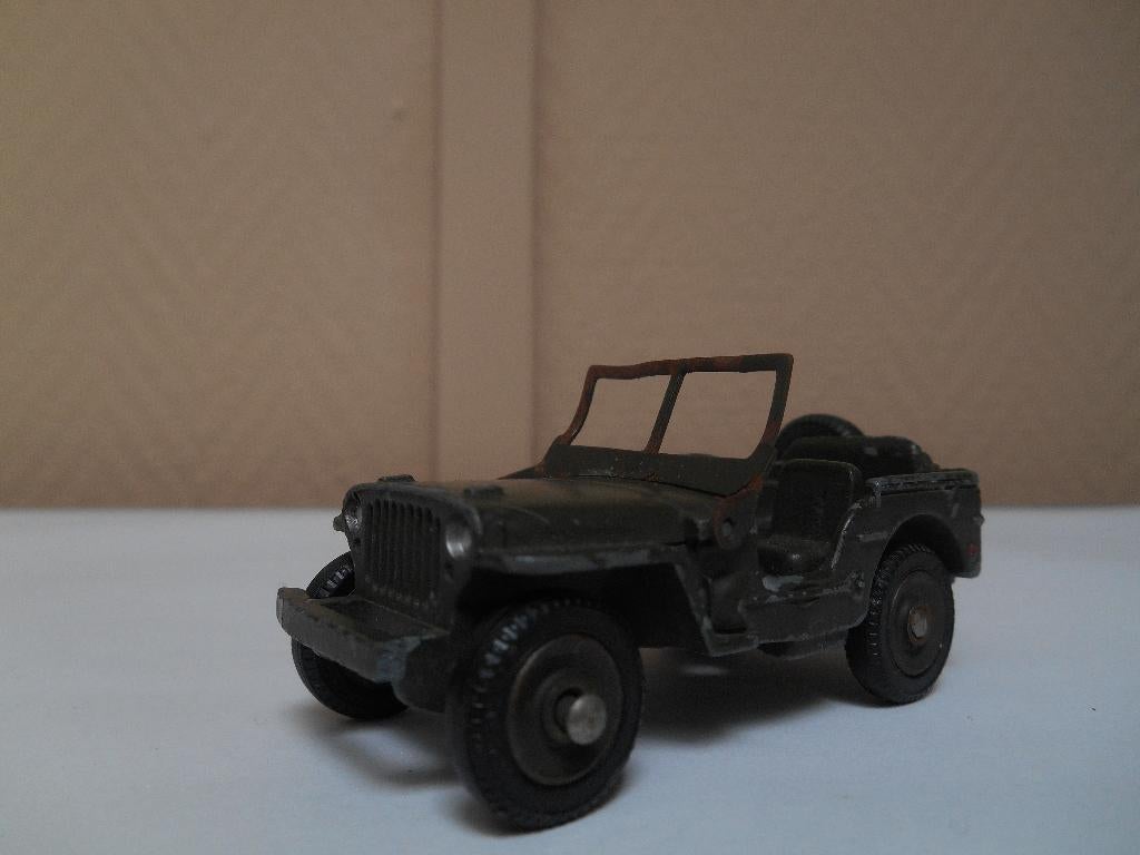dinky toys Meccano jeep 80B 1/43 dinkytoys, Ophalen, Gebruikt, Auto, Dinky Toys