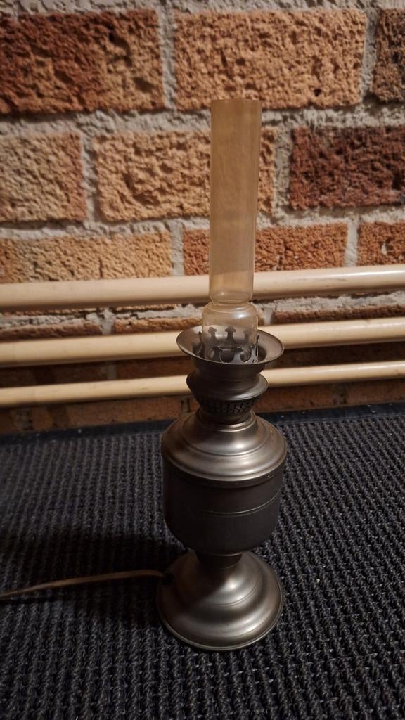 Vintage tinnen lampje, Ophalen of Verzenden, Overige materialen