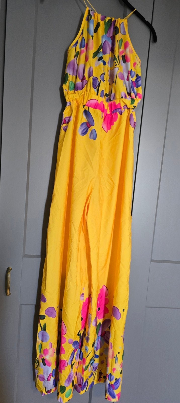 Shein Jumpsuit met Bloemenprint en Spaghettibandjes - Maat S, Nieuw, Maat 36 (S), Shein, Meerkleurig