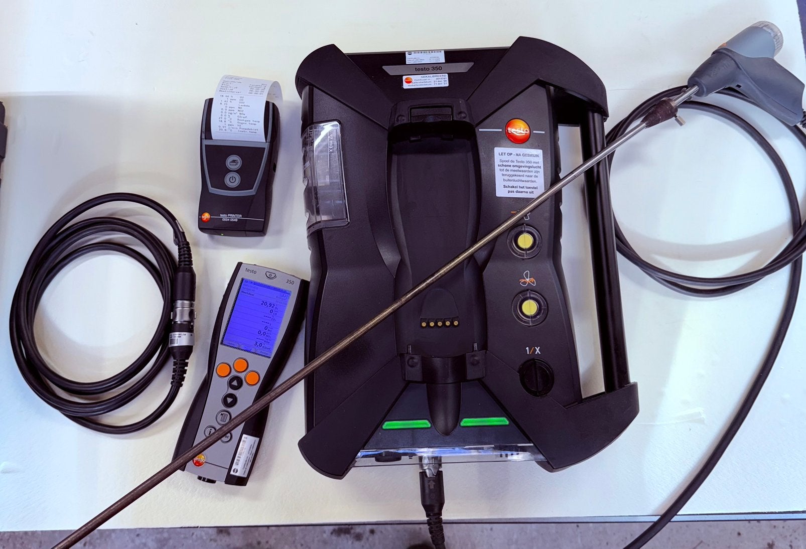 Testo 350 rookgasanalyser, Ophalen of Verzenden, Zo goed als nieuw