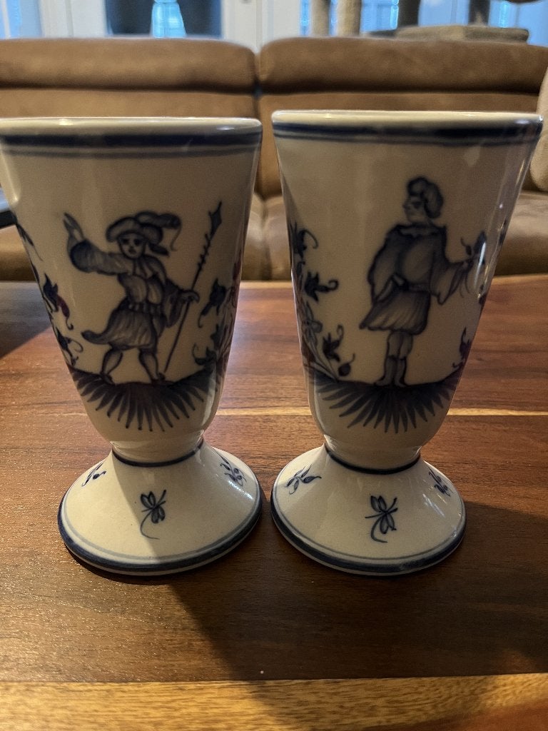 Delfts blauw beker, Antiek en Kunst, Antiek | Keramiek en Aardewerk, Ophalen