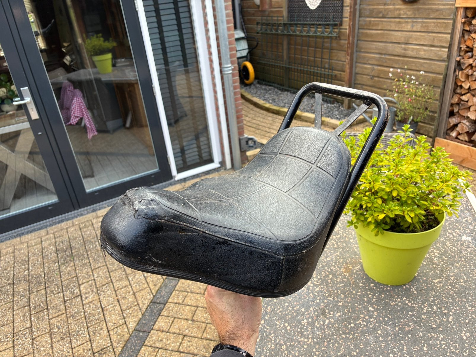 Puch chopper zadel compleet met veer en zadelpen ., Ophalen of Verzenden, Gebruikt, Zadel