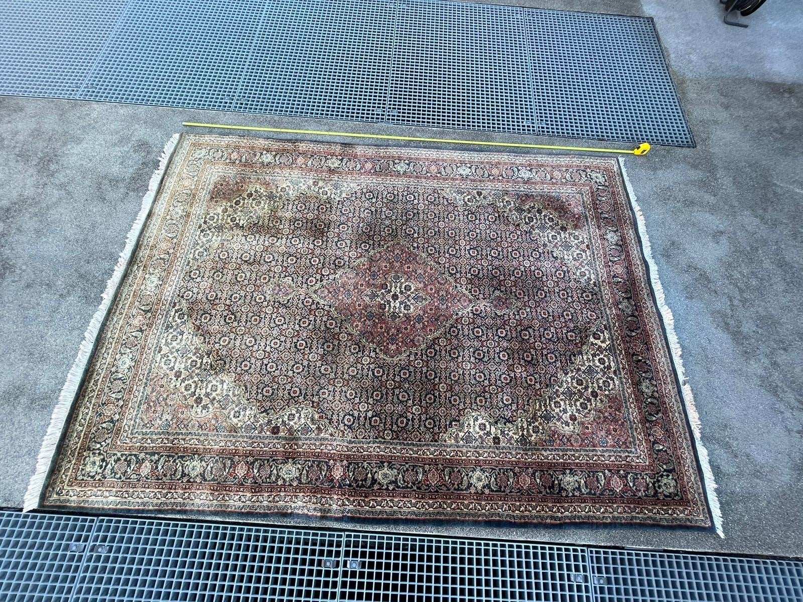 Vintage Perzisch tapijt, handgeknoopt, 281x204 cm, Huis en Inrichting, Stoffering | Tapijten en Kleden, Ophalen, Gebruikt, 200 cm of meer