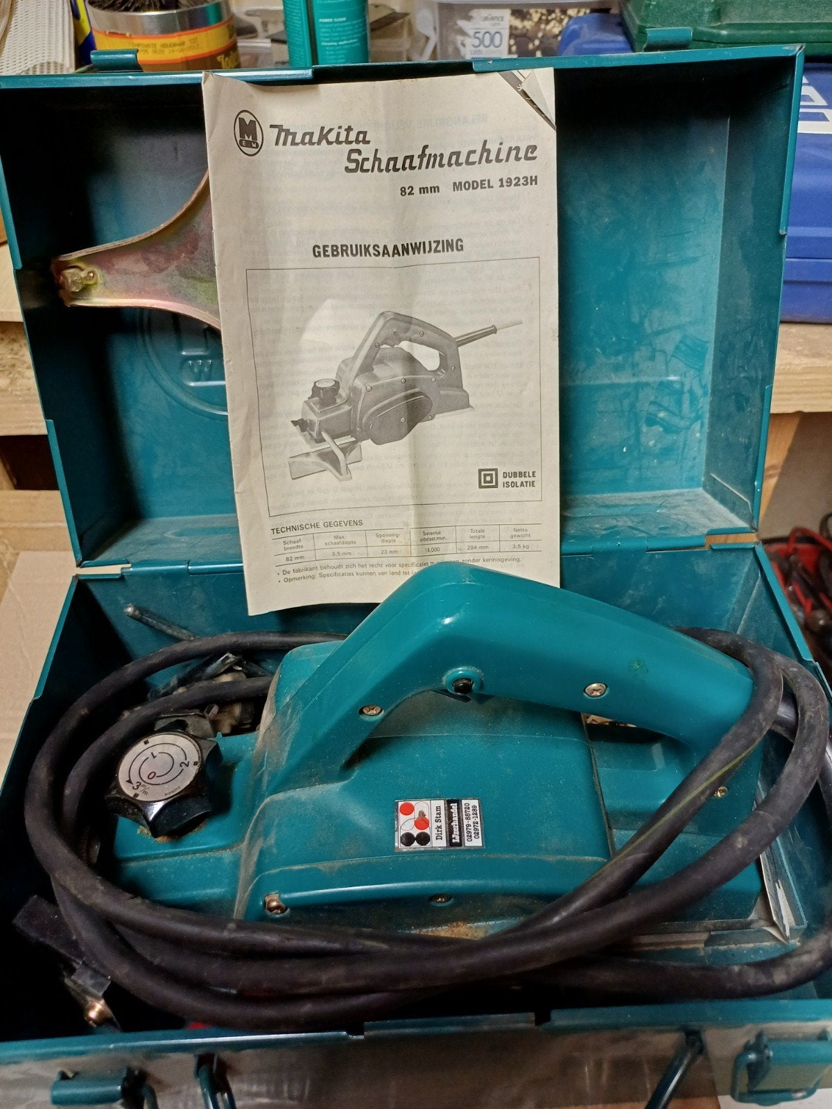 Elektrische schaaf machine, Ophalen, Gebruikt
