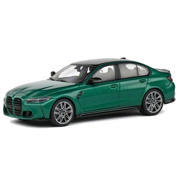 BMW M3 (G80) 2023 Groen Schaal 1/43 Solido Nieuw, Solido, Auto, Solido, Nieuw