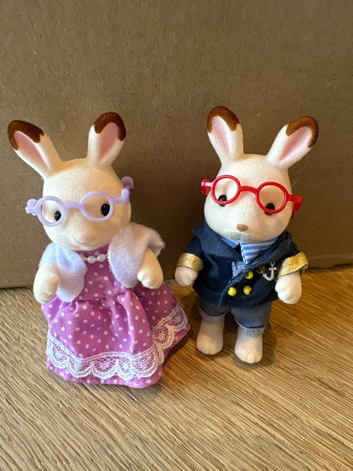 Sylvanian Families Opa en Oma Chocoladekonijn (5190), Ophalen of Verzenden, Zo goed als nieuw, Jongen of Meisje