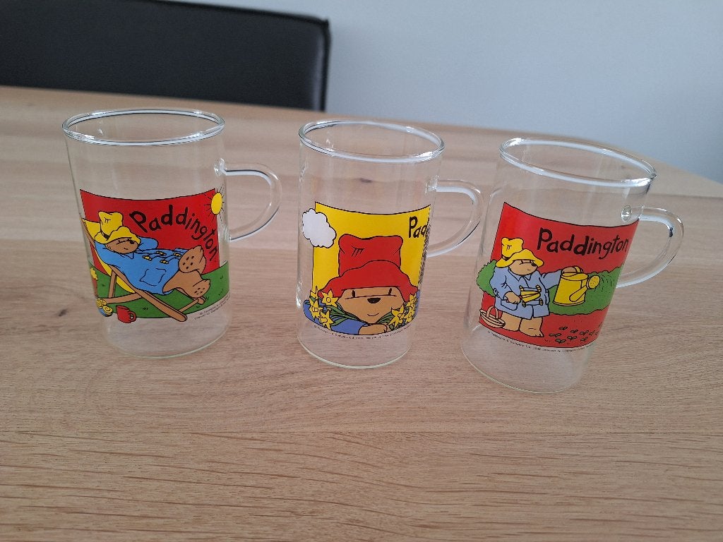3 theeglazen paddington, Glas of Glazen, Nieuw, Ophalen of Verzenden, Glas