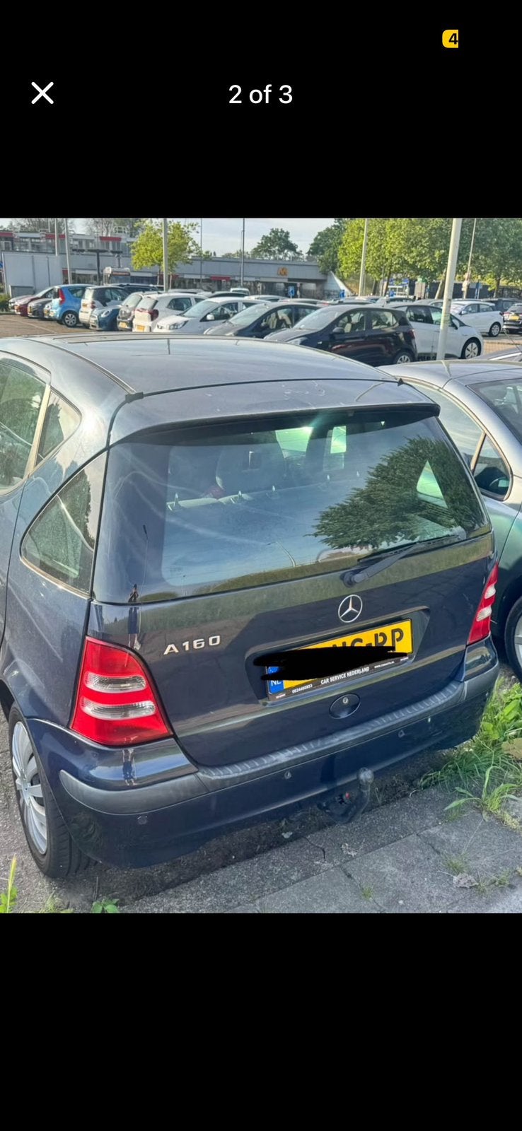 Mercedes-Benz A-Klasse 1.6 A160 Lang AUT 2004 Blauw, Auto's, 40 €/maand, 4 cilinders, Particulier, 1000 kg