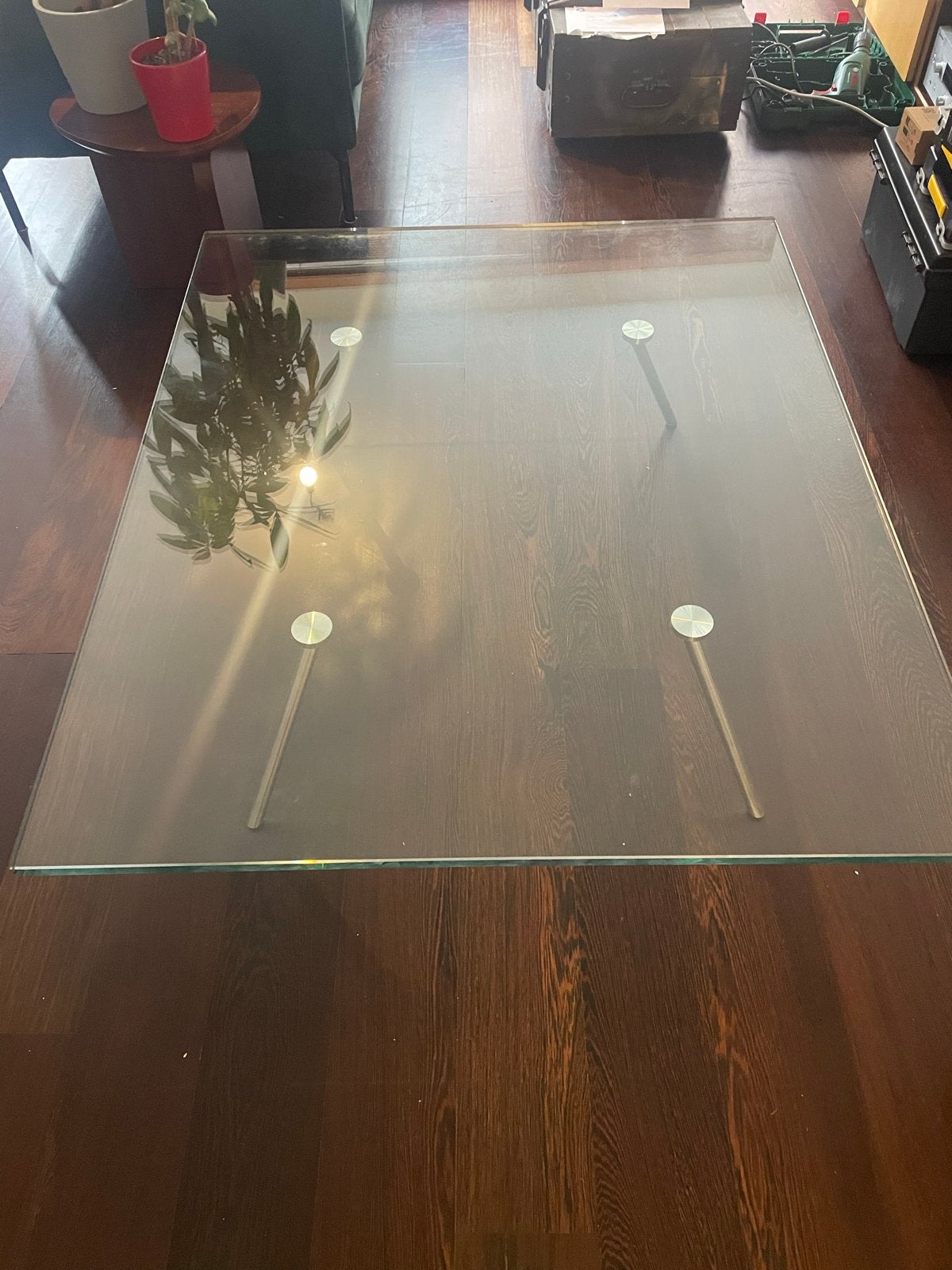 Salontafel Maupertuus, Ophalen, 100 tot 150 cm, 100 tot 150 cm, Glas