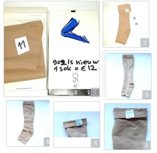 1 Compressiekous Stocking Sigvaris Rubberen Brace n 11 Kous, Diversen, Ophalen of Verzenden, Nieuw