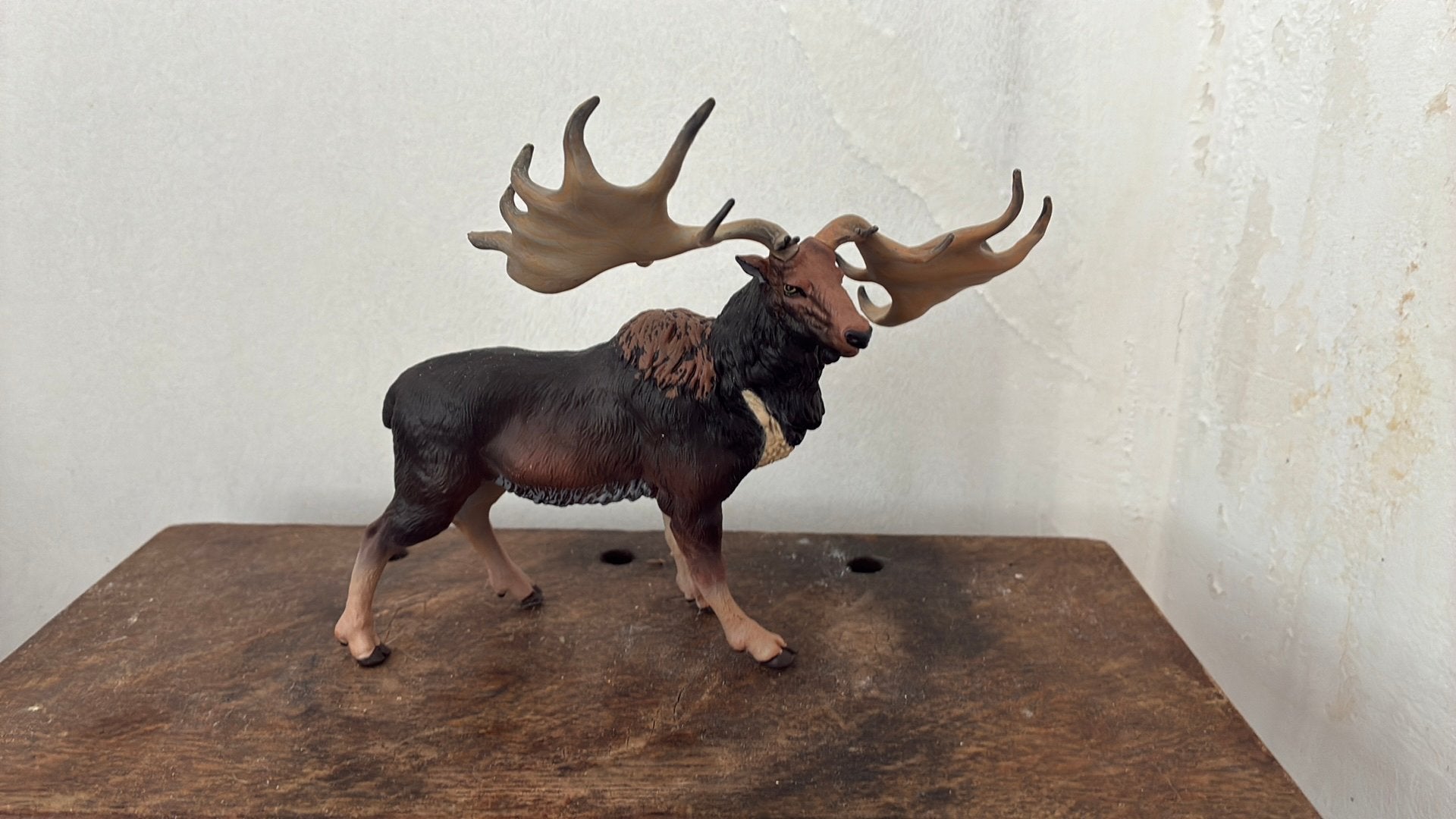 Megaloceros Schleich., Ophalen of Verzenden, Zo goed als nieuw, Paard, Beeldje of Figuurtje
