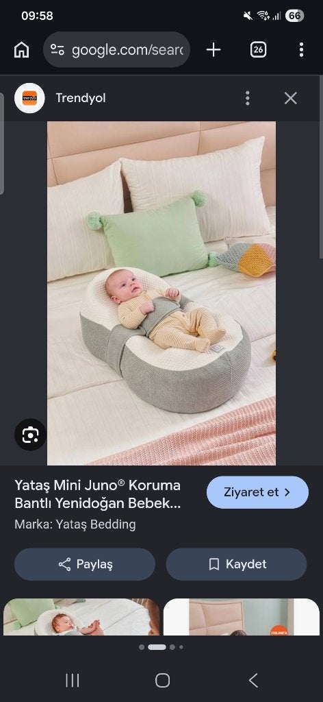 Yataş Mini Juno newborn bed, Ophalen, Eenpersoons, Wit, Zo goed als nieuw