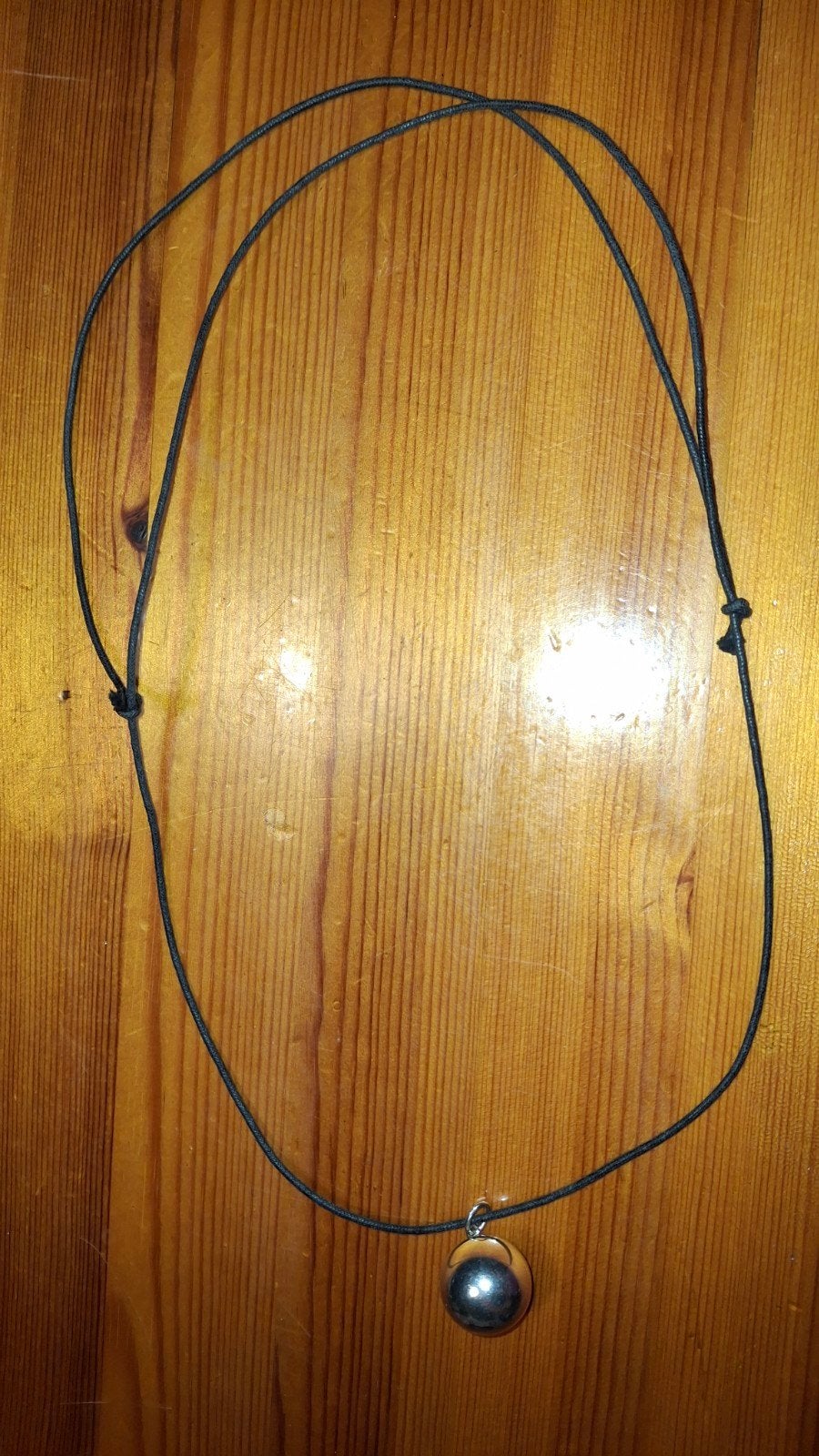 Zilveren Zwangerschapsbolletje 23 mm, Met hanger, Ophalen of Verzenden, Zo goed als nieuw, Zilver