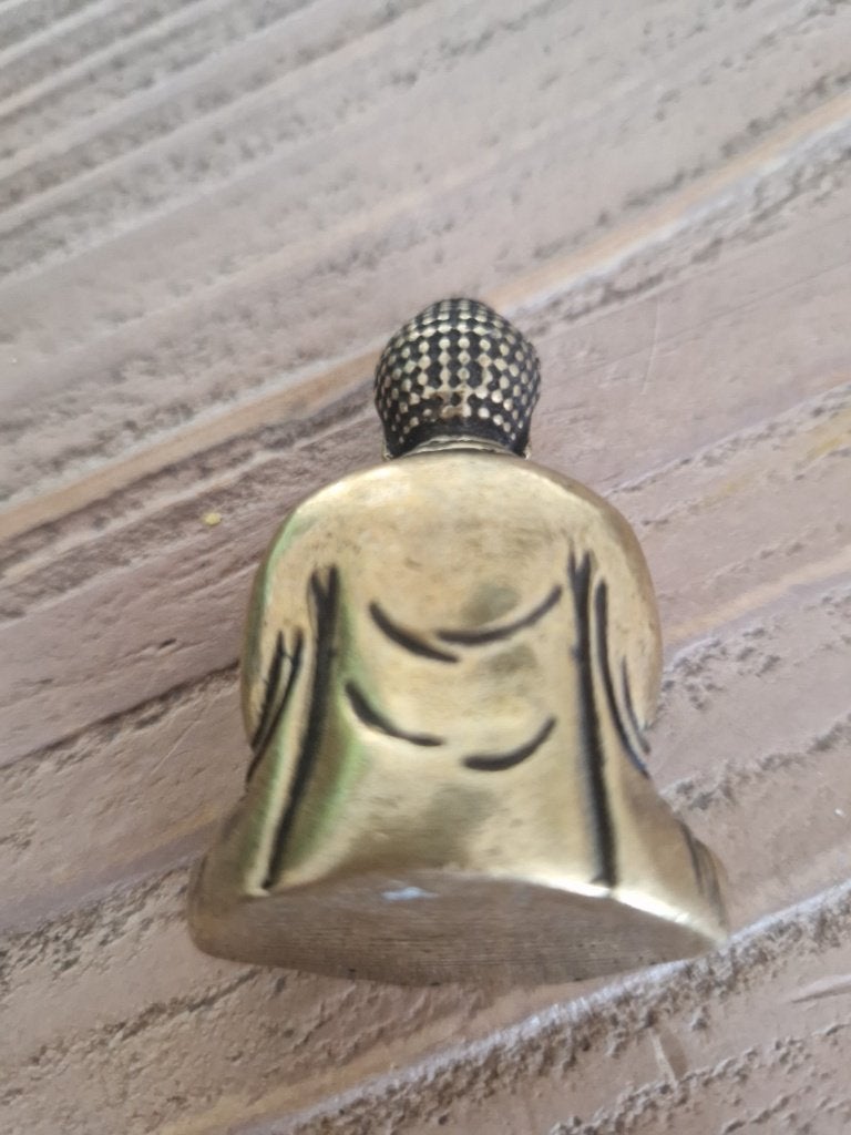 Oude, bronzen buddha, Ophalen of Verzenden