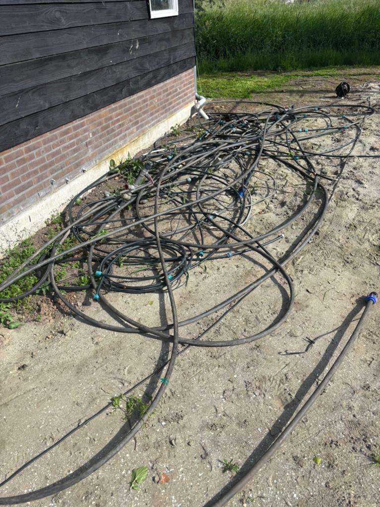 Tuinslangen met koppelingen, Tuin en Terras, Ophalen, Gebruikt