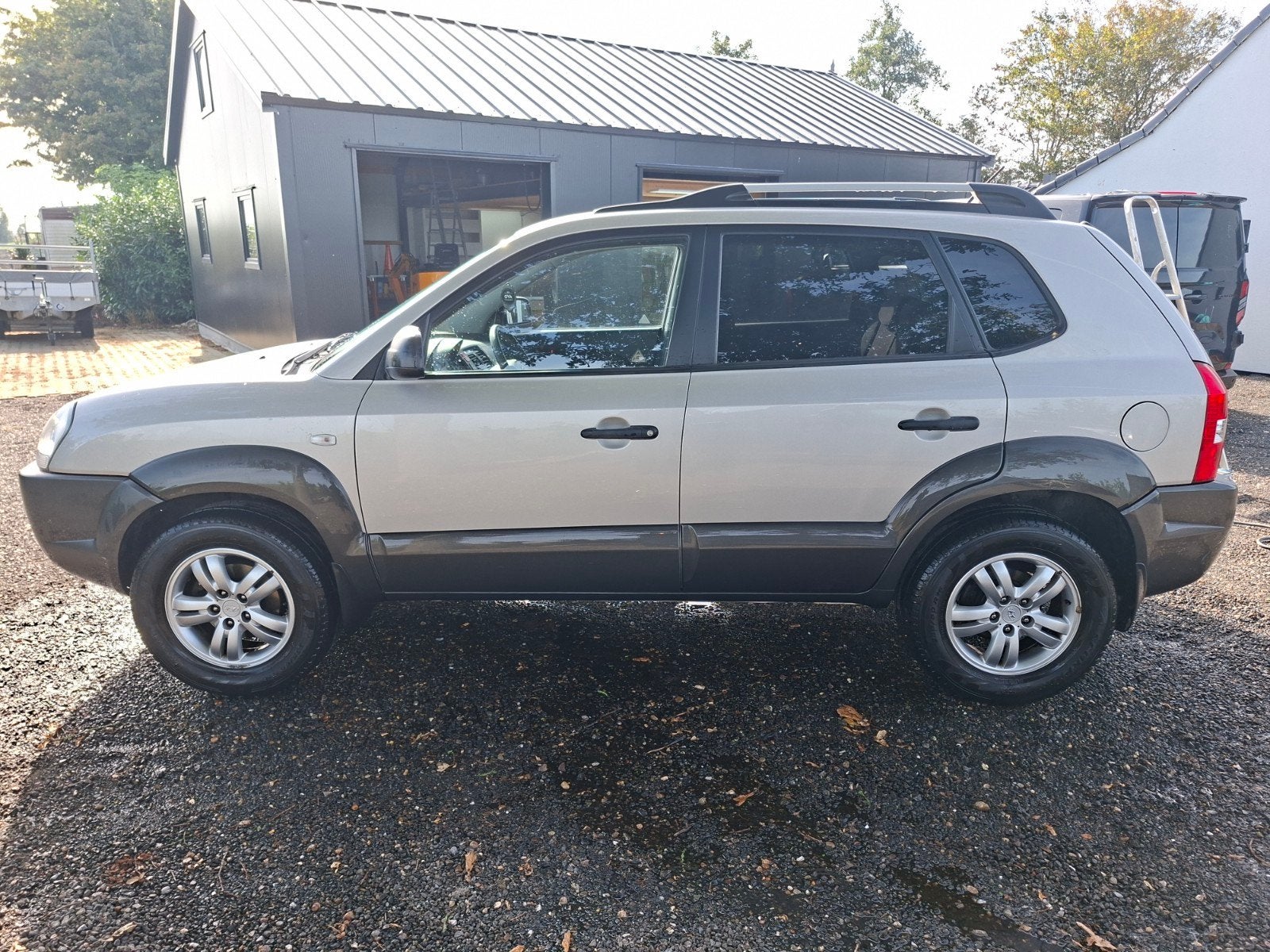 ivm afzegging, opnieuw te koop, Tucson met 88000km als nieuw, Auto's, Handgeschakeld, Particulier, Tucson, Zilver of Grijs