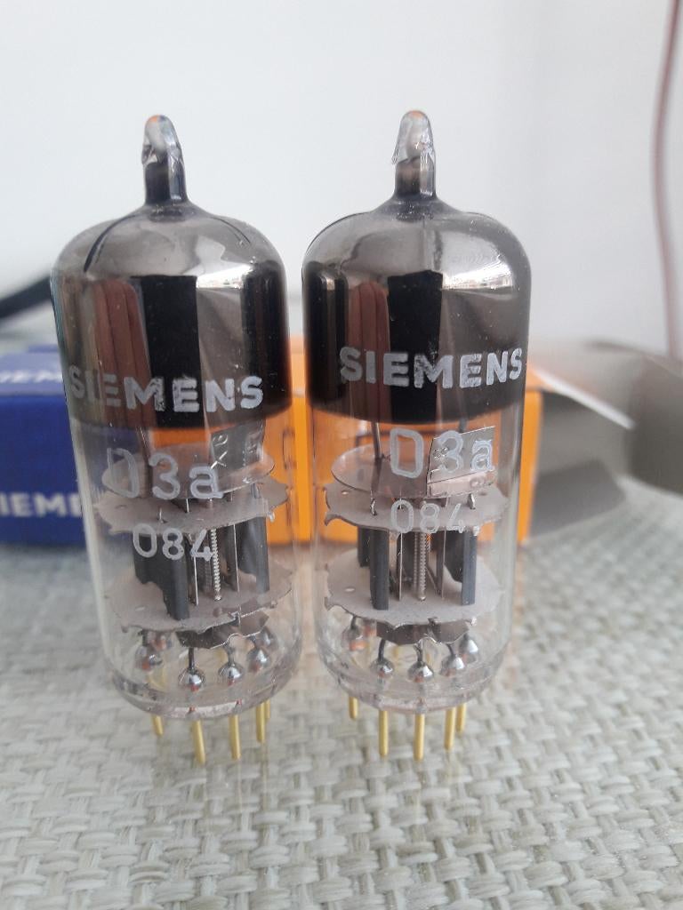 Siemens D3a matched pair nos, Ophalen of Verzenden, Buis of Buizen