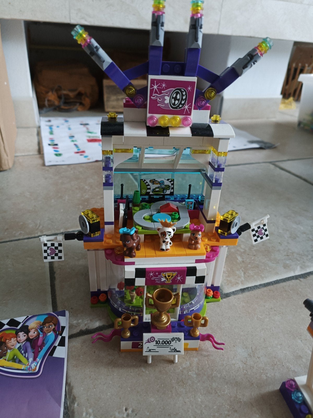 Lego Friends 41352 De Grote Racedag - Complete Set, Lego, Ophalen of Verzenden, Zo goed als nieuw, Complete set