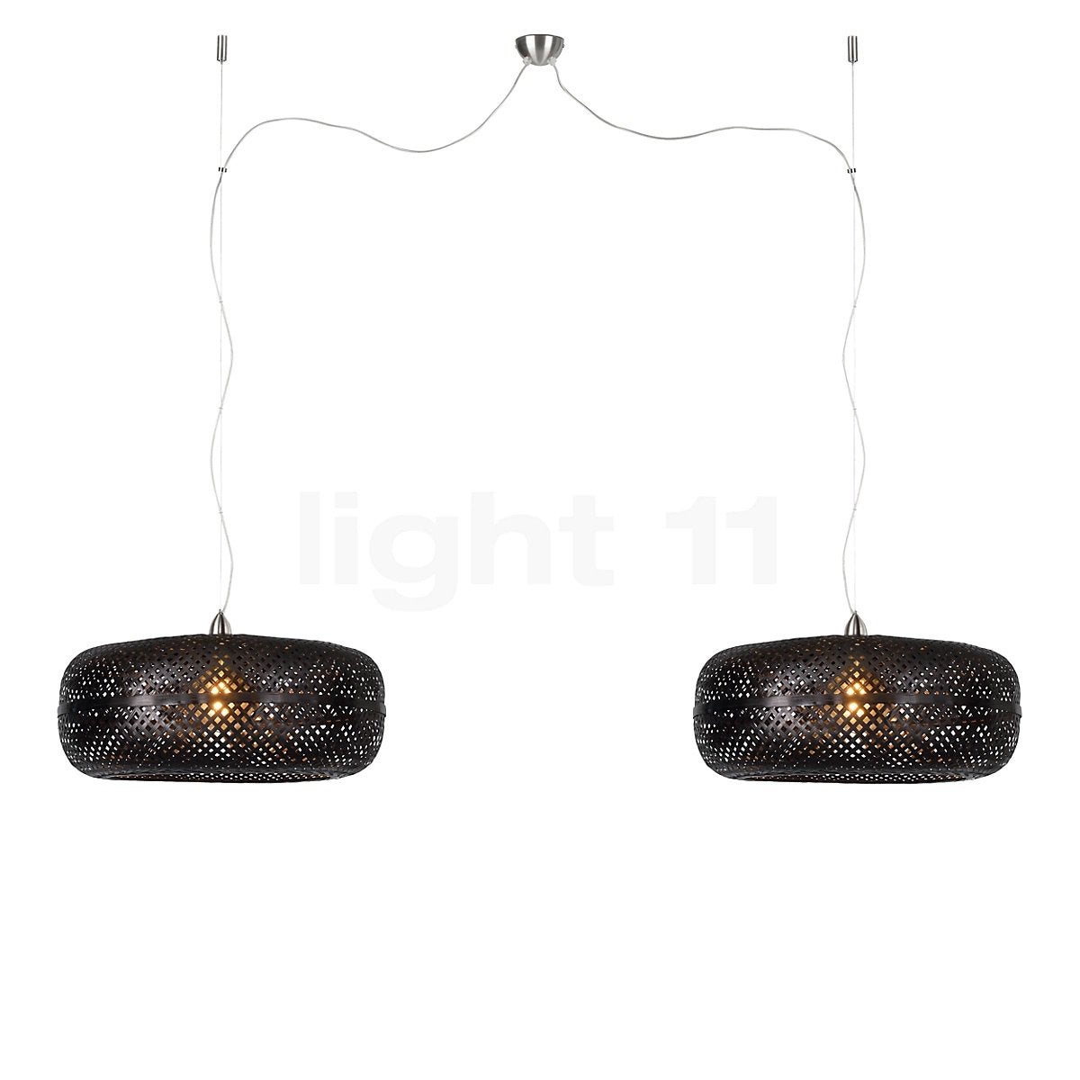 GOOD&MOJO Palawan hanglamp dubbele pendel (zonder kappen), Ophalen of Verzenden, Nieuw, Kunststof, Modern