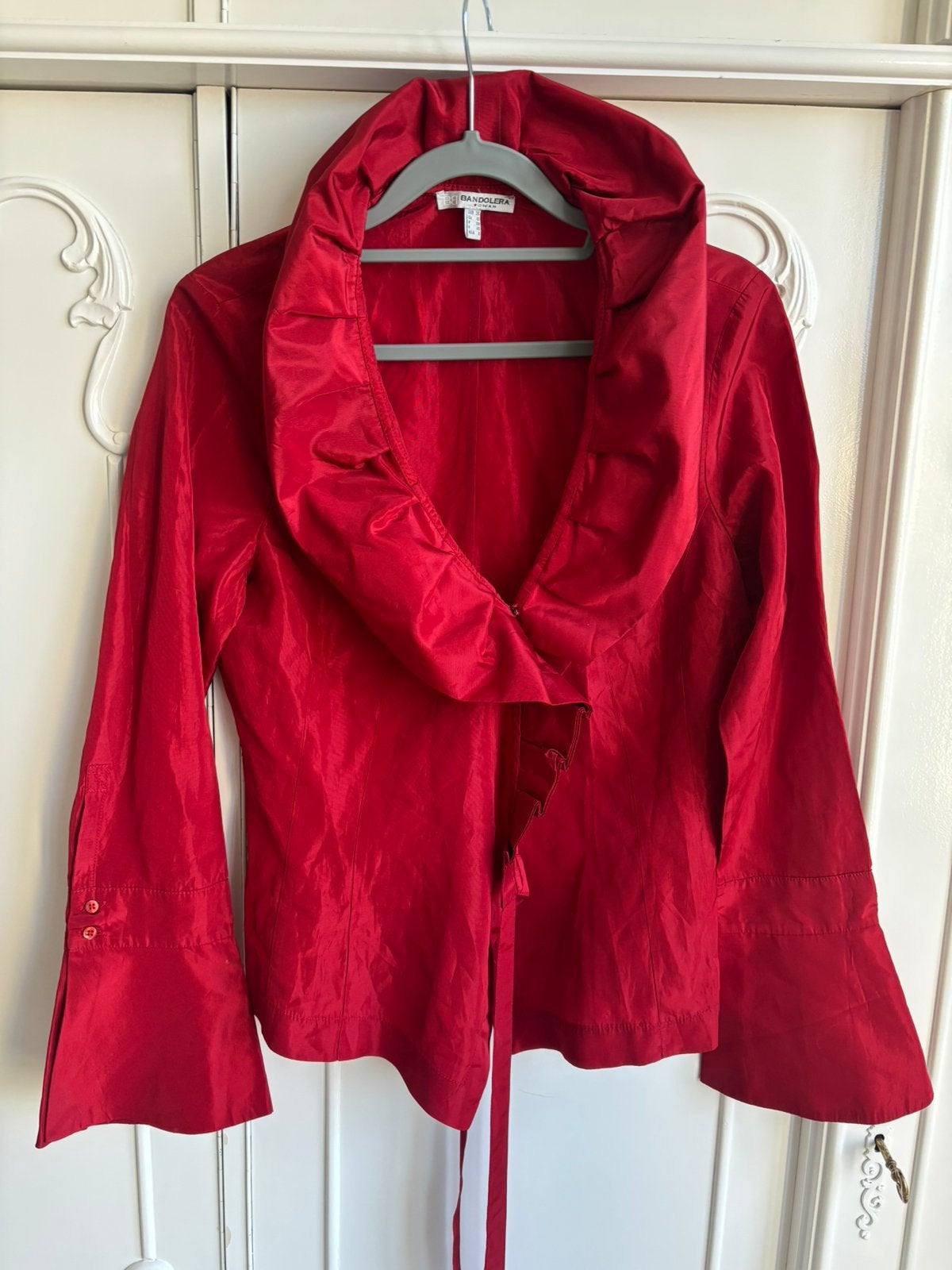 Nieuw rood feestelijke blouse Bandolera maat 36, Ophalen of Verzenden, Nieuw, Maat 36 (S), Rood