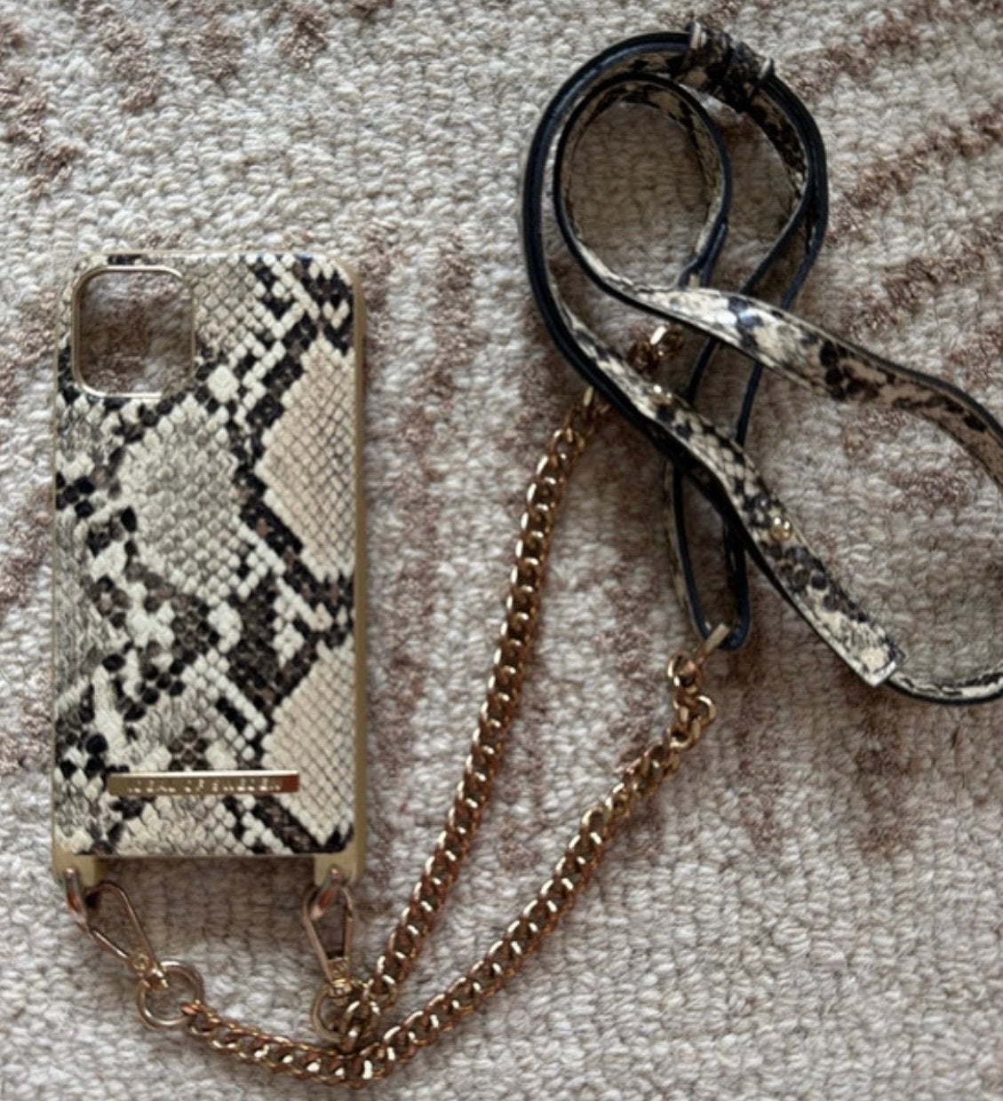 Ideal of Sweden iPhone hoesje 11 Pro,ketting - Snake print, Ophalen of Verzenden, Zo goed als nieuw, Bescherming, Apple